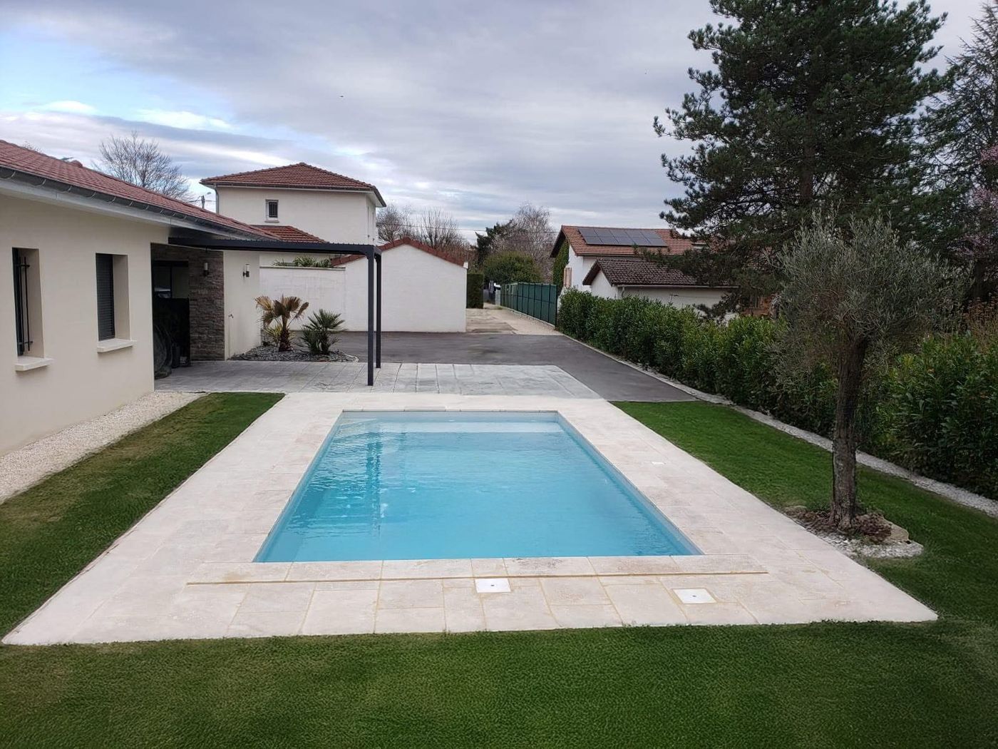 Piscine coque Java posée, 6,30 × 3,30 m