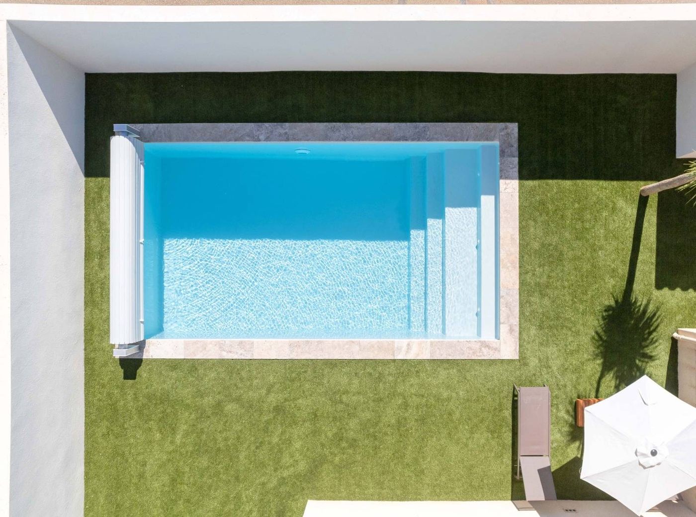 Piscine coque Philippines posée, 6,50 × 3,50 m