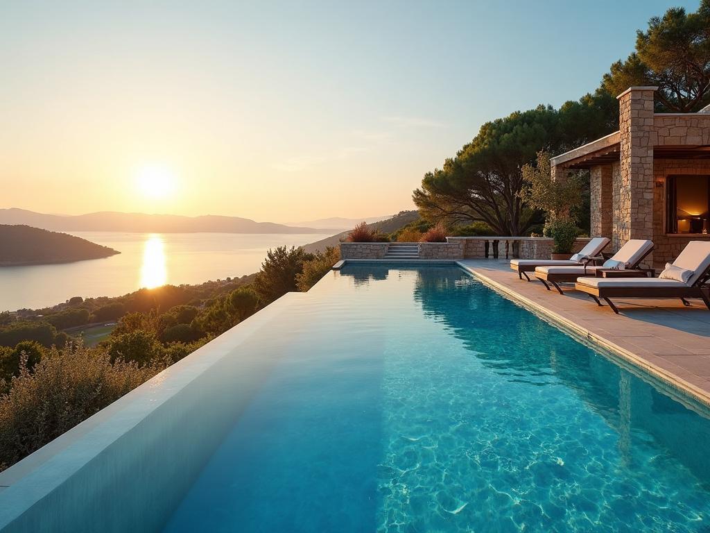 Étude de cas : piscine à débordement vue mer à Cassis